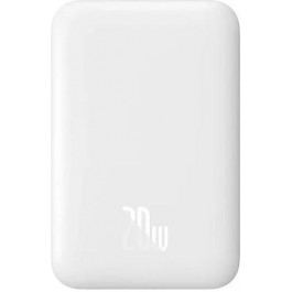Baseus Magnetic Mini Wireless Fast Charge Overseas Edition 20W 10000 mAh White (PPCX070002)