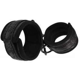   Chisa Novelties Behave! Luxury Fetish Tempt Him Hand Cuffs, black (759746087423)