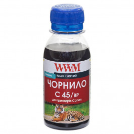   WWM Чернила для Canon №440/445/ 450/ 46/ 84/ 470 100г Black Пигментные (C45/BP-2)