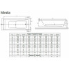 Radaway Mirella 160x70 (WA1-48-160x070) - зображення 2