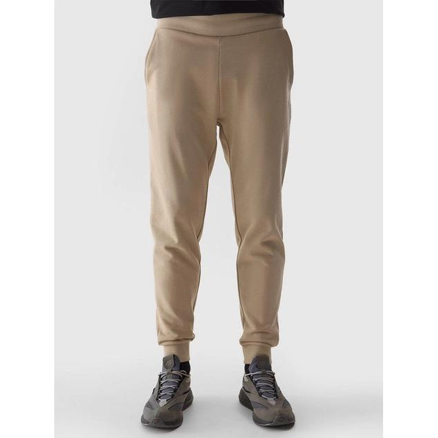 4F Спортивні штани чоловічі  Trousers Cas M603 4FWSS24TTTROM603-83S M Бежеві (5904698718580) - зображення 1