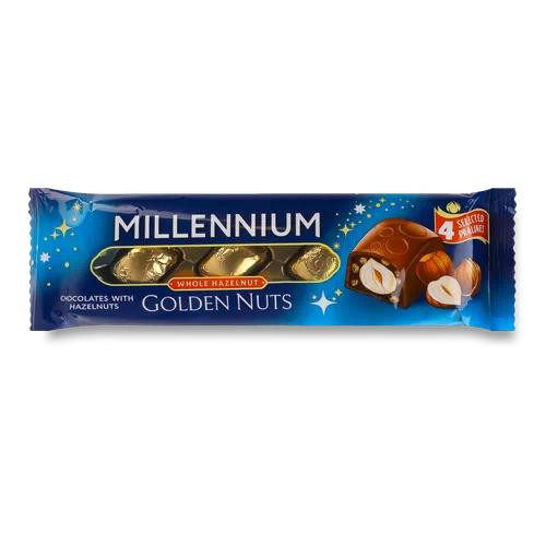 Millennium Цукерки  Golden Nut з начинкою та цілими горіхами, 29 г (4820240035954) - зображення 1