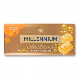   Millennium Шоколад білий  Blonde Caramel пористий, 85 г (4820240035275)