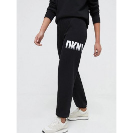 DKNY Спортивні штани жіночі  Fade Away Logo Relax DP3P3379-BLK XS Чорні (755404324961)