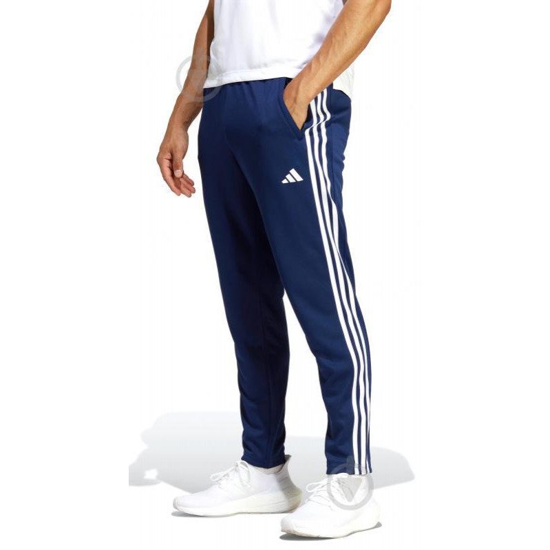 Adidas Спортивні штани чоловічі  TR-ES BASE 3PT IB8169 S Dkblue/White (4065432982214) - зображення 1