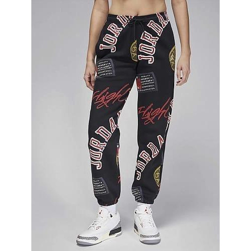 Nike Спортивні штани жіночі  W J Brkln Aop Flc Pant FZ9981-010 S (196977400322) - зображення 1