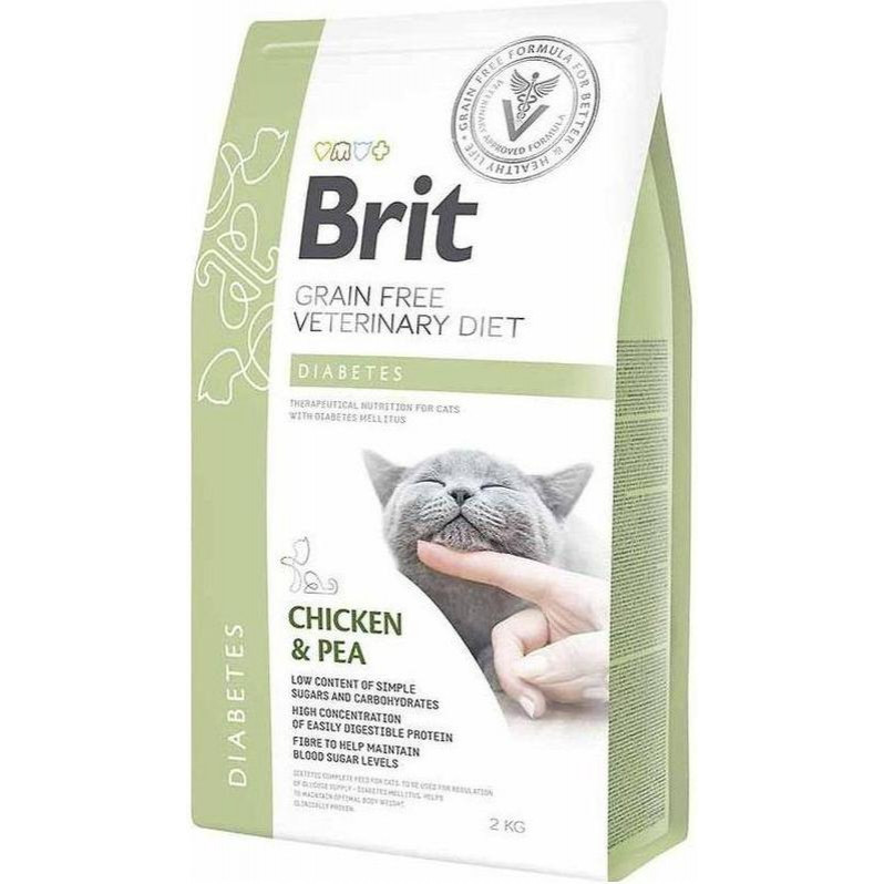 Brit Veterinary Diet Cat Diabetes 2 кг (170969/528523) - зображення 1