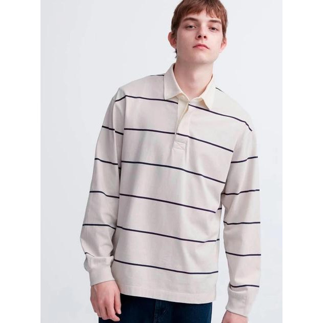 Uniqlo Поло чоловіче  8235838 XL Сіре (1159799200) - зображення 1