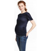 H&M Футболка для вагітних жіноча  Mama XAZ173108GDCI M Темно-синя (DD8000001259799) - зображення 1