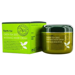 FarmStay Осветляющий крем  Green Tea Seed Whitening Water Cream с зеленым чаем 100 г (8809317287065)