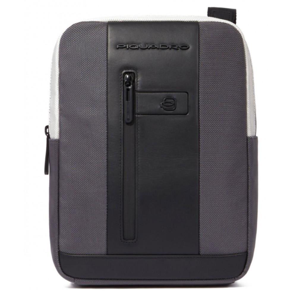 Piquadro Сумочка  Brief 2 Special (BR2S) Grey-Black CA1816BR2S_GRN - зображення 1