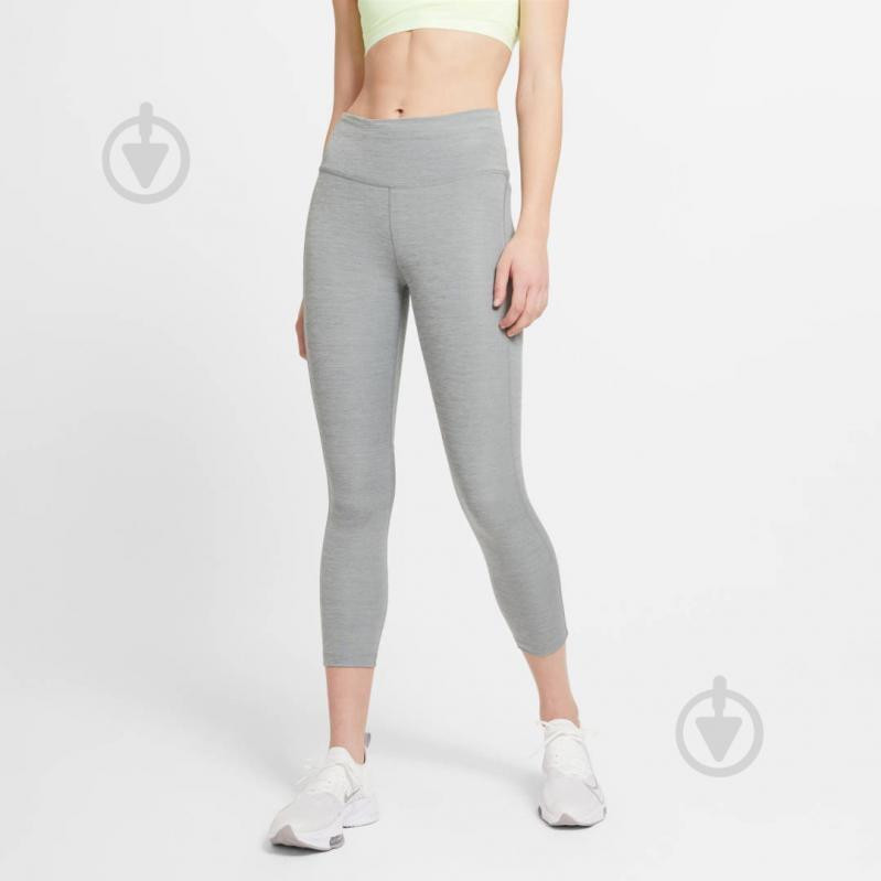 Nike Спортивные леггинсы  Fast Crop CZ9238-084 XS (194501888455) - зображення 1