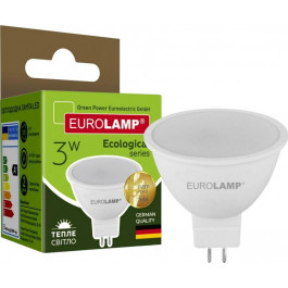   EUROLAMP LED MR16 GU5.3 3W 3000K 220V (LED-SMD-03533(P))