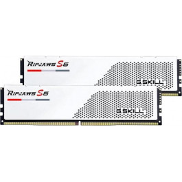   G.Skill 32 GB (2x16GB) DDR5 5200 MHz Ripjaws S5 White (F5-5200J4040A16GX2-RS5W)