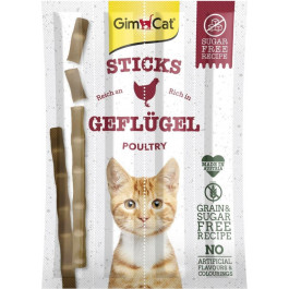 GimCat Sticks с домашней птицей 4 палочки G-420868/400761