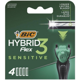   BIC Сменный картридж  Flex Hybrid 3 Sensitive 4 шт.