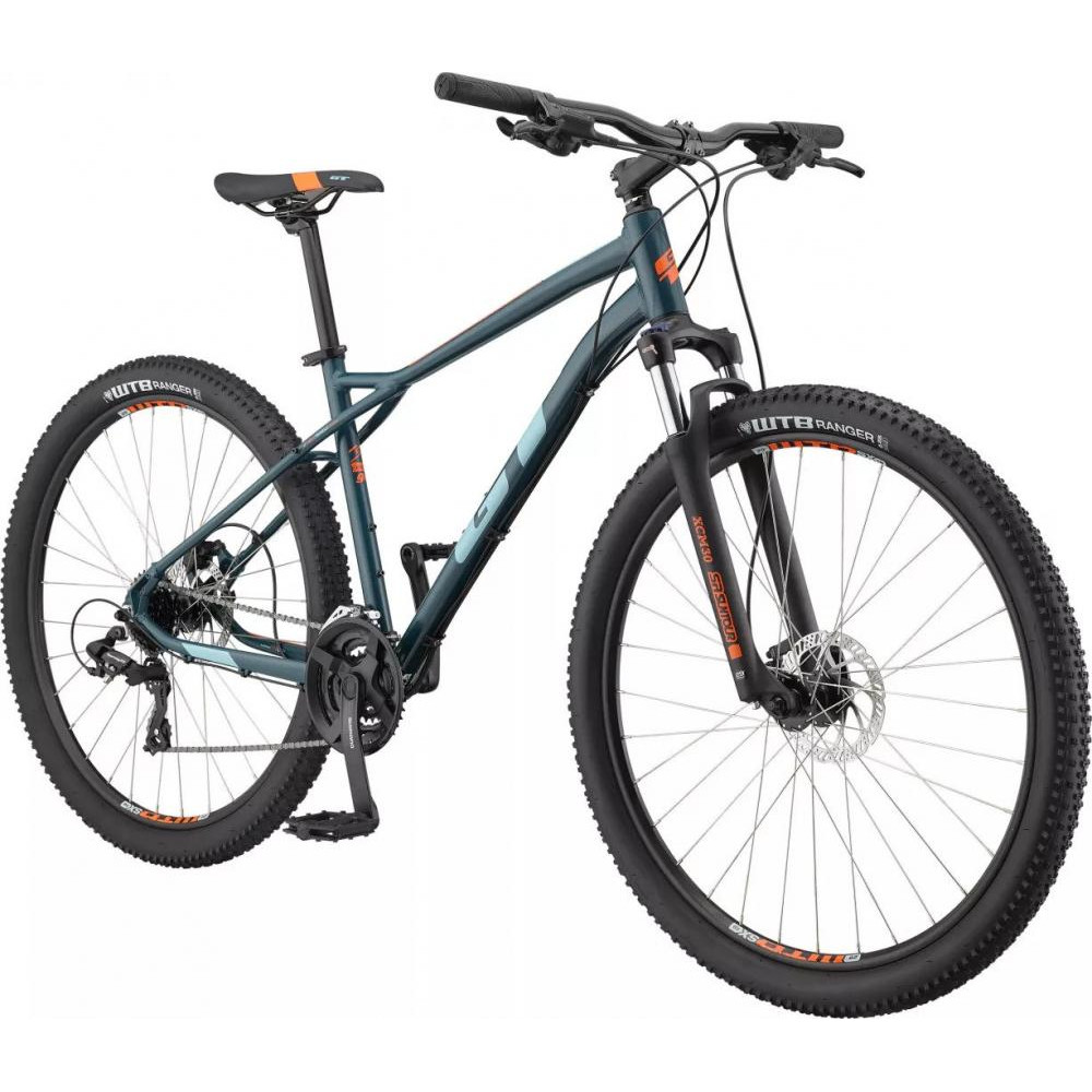 GT Bicycles Aggressor Expert 27,5" 2023 / рама 42см satin slate blue w/blue&orange - зображення 1