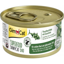GimCat ShinyCat Duo Superfood с тунцом и цукини 70 г G-414539/414577