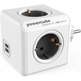   Allocacoc Powercube Original USB Gray (1202GY/DEOUP)