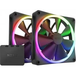 NZXT F140 RGB Twin Pack Black (RF-R14DF-B1)