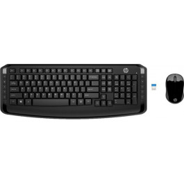 HP Keyboard & Mouse 300 Black (3ML04AA)