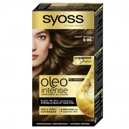   Syoss Oleo Intense 115 ml Краска для волос без аммиака 5-86 Карамельный каштановый (8410436218177)