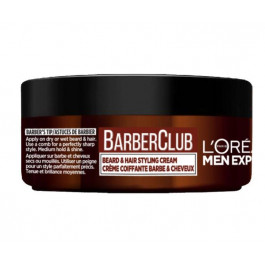 L'Oreal Paris Крем стайлинг  Men Expert Barber Club для бороды и волос 75 мл (3600523548095)