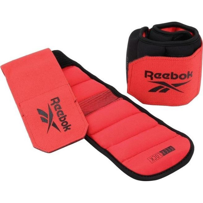 Reebok Flexlock Ankle Weights чорний, червоний Уні 0.5 кг - зображення 1