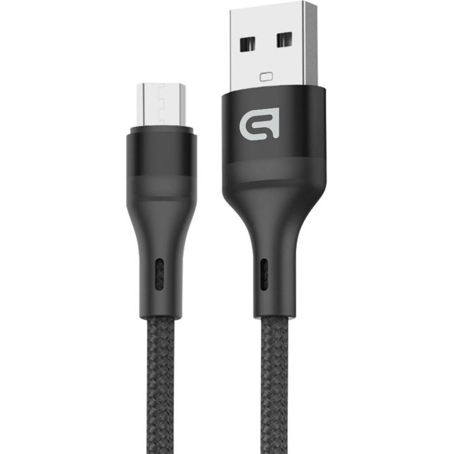 ArmorStandart AR87 USB to Micro USB 1.2m Black (ARM64038) - зображення 1