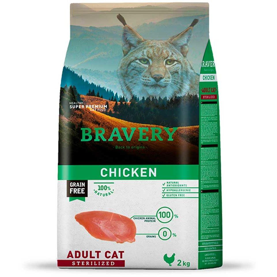 Bravery Adult Sterilized Chicken 7 кг 8436538947661 - зображення 1