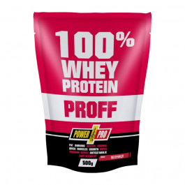   Power Pro 100% Whey Protein Proff 500 g /16 servings/ Полуниця