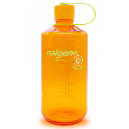   Nalgene Narrow Mouth Sustain Water Bottle 1L Clementine (2020-1332)