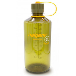   Nalgene Narrow Mouth Sustain Water Bottle 1L Olive (2020-0932)