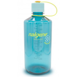   Nalgene Narrow Mouth Sustain Water Bottle 1L Cerulean (2020-1132)