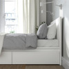 IKEA MALM Каркас высокий с 2 ящиками 160x200 bialy и LUROY основа под матрас (791.759.83) - зображення 4