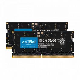 Crucial 64 GB (2x32GB) SO-DIMM DDR5 5200 MHz (CT2K32G52C42S5)