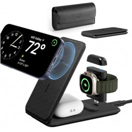   ESR HaloLock 3-in-1 Travel Wireless Charging Set Black