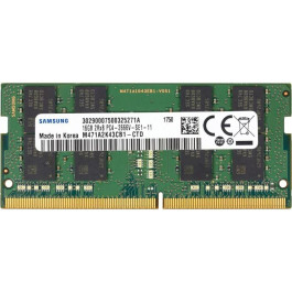   Samsung 16 GB SO-DIMM DDR4 2666 MHz (M471A2K43CB1-CTD)