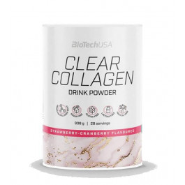   BiotechUSA Clear Collagen 308 g / 28 servings / Strawberry-cranberry