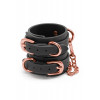 NS Novelties Наручники Bondage Couture Wrist Cuffs, чорні (657447104565) - зображення 1