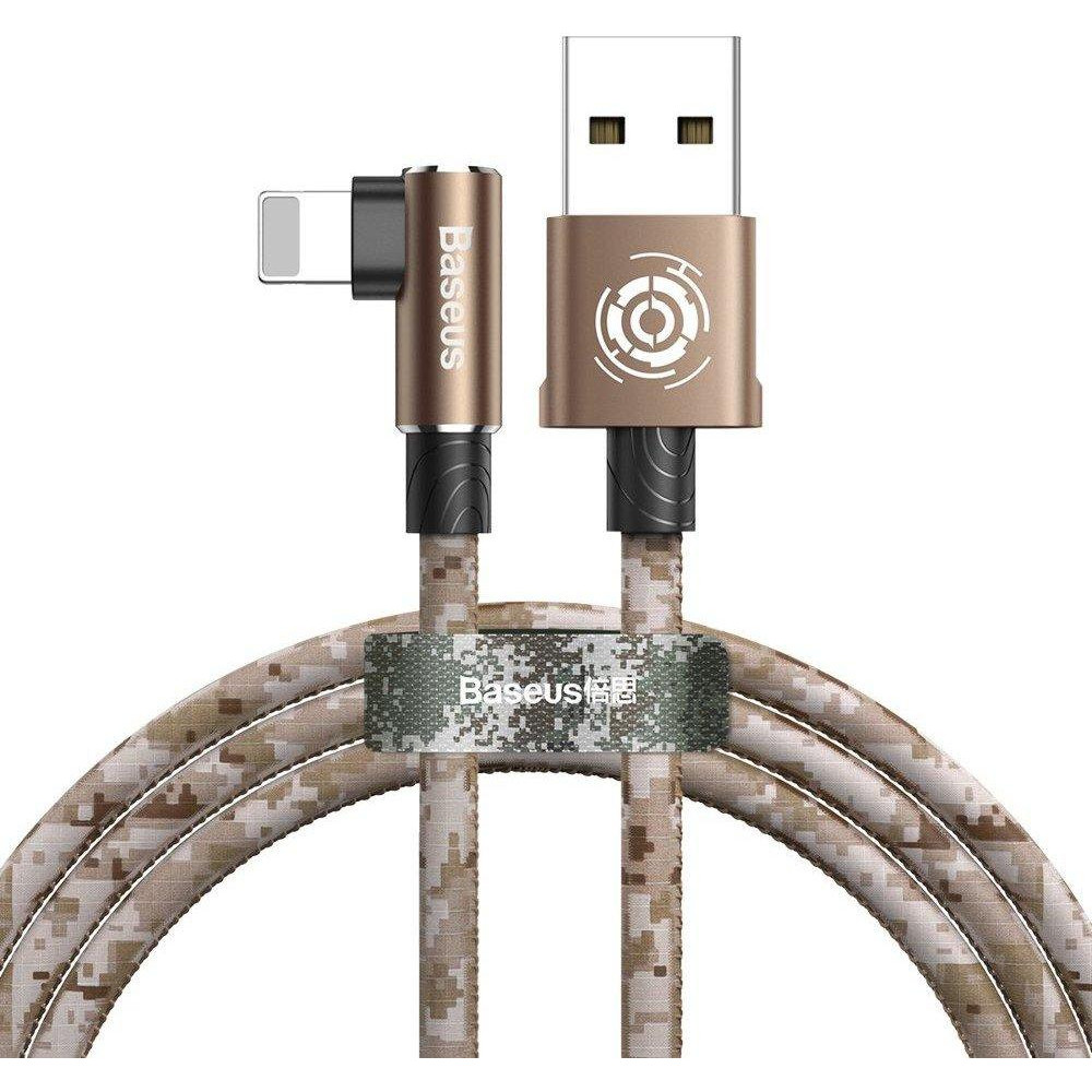 Baseus USB Cable to Lightning Camouflage 2.4A 1m Brown (CALMC-A12) - зображення 1