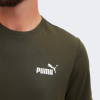 PUMA Оливкова чоловіча футболка  ESS Small Logo Tee (s) 586669/11 L - зображення 4