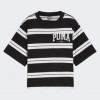 PUMA Чорна жіноча футболка  SQUAD Stripe Tee 681538/01 L - зображення 7