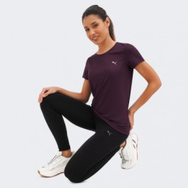   PUMA Сливова жіноча футболка  PERFORMANCE TEE W 520311/44 S