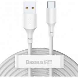   Baseus Simple Wisdom Data Cable Kit USB-A to Type-C 1.5m (TZCATZJ-02)