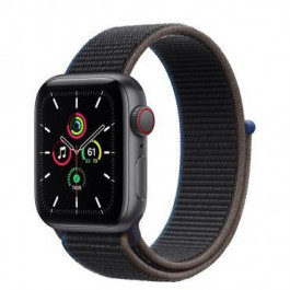   Apple Watch SE GPS 40mm Space Gray Aluminum Case with Charcoal Sport Loop (MYE02)