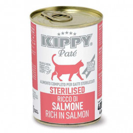KIPPY Pate Cat Sterilised Salmon 400 г (8015912511706)