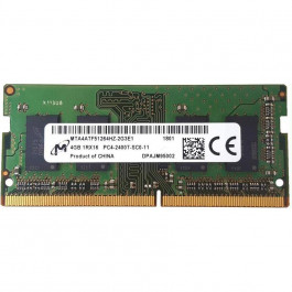 Micron 4 GB SO-DIMM DDR4 2400 MHz (MTA4ATF51264HZ-2G3E1)