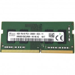 SK hynix 4 GB SO-DIMM DDR4 2666 MHz (HMA851S6CJR6N-VK)