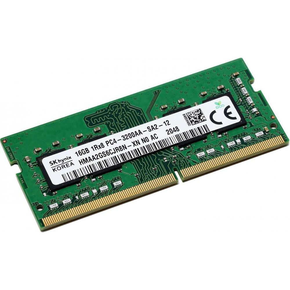 SK hynix 16 GB SO-DIMM DDR4 3200 MHz (HMAA2GS6CJR8N-XN) - зображення 1